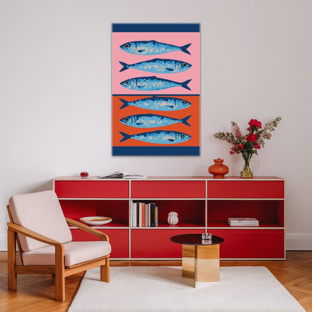 Perspektivenwechsel rosarot - Malen nach Zahlen