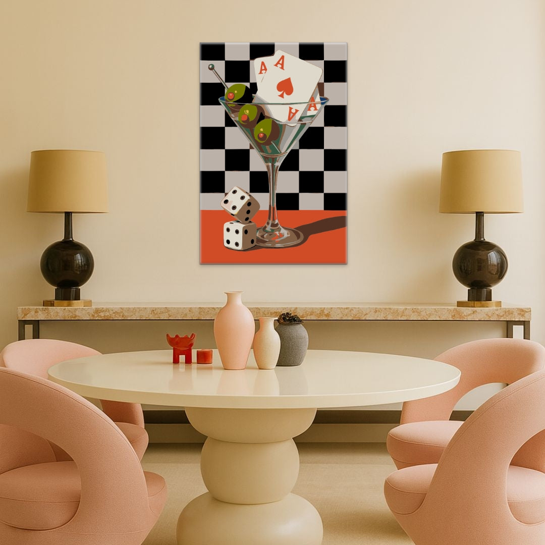 Martini Game - Malen nach Zahlen