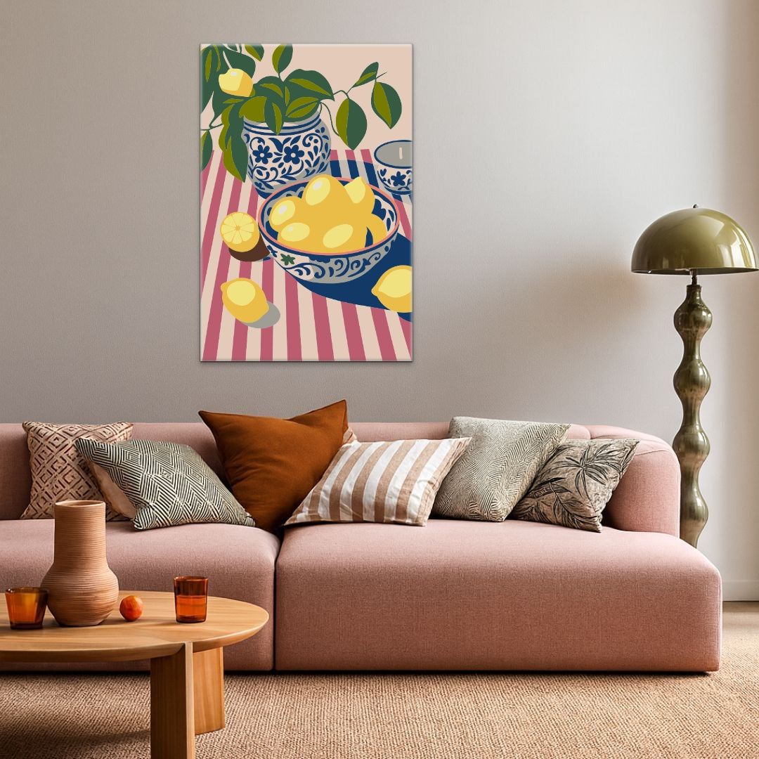 Striped Citrus Delight berry - Malen nach Zahlen