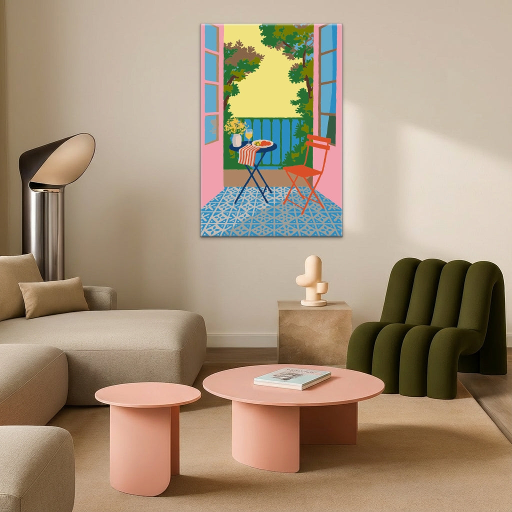 Sommerausblick - Malen nach Zahlen