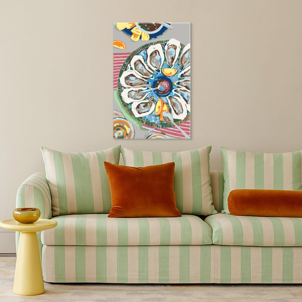 Austernplatte - Malen nach Zahlen