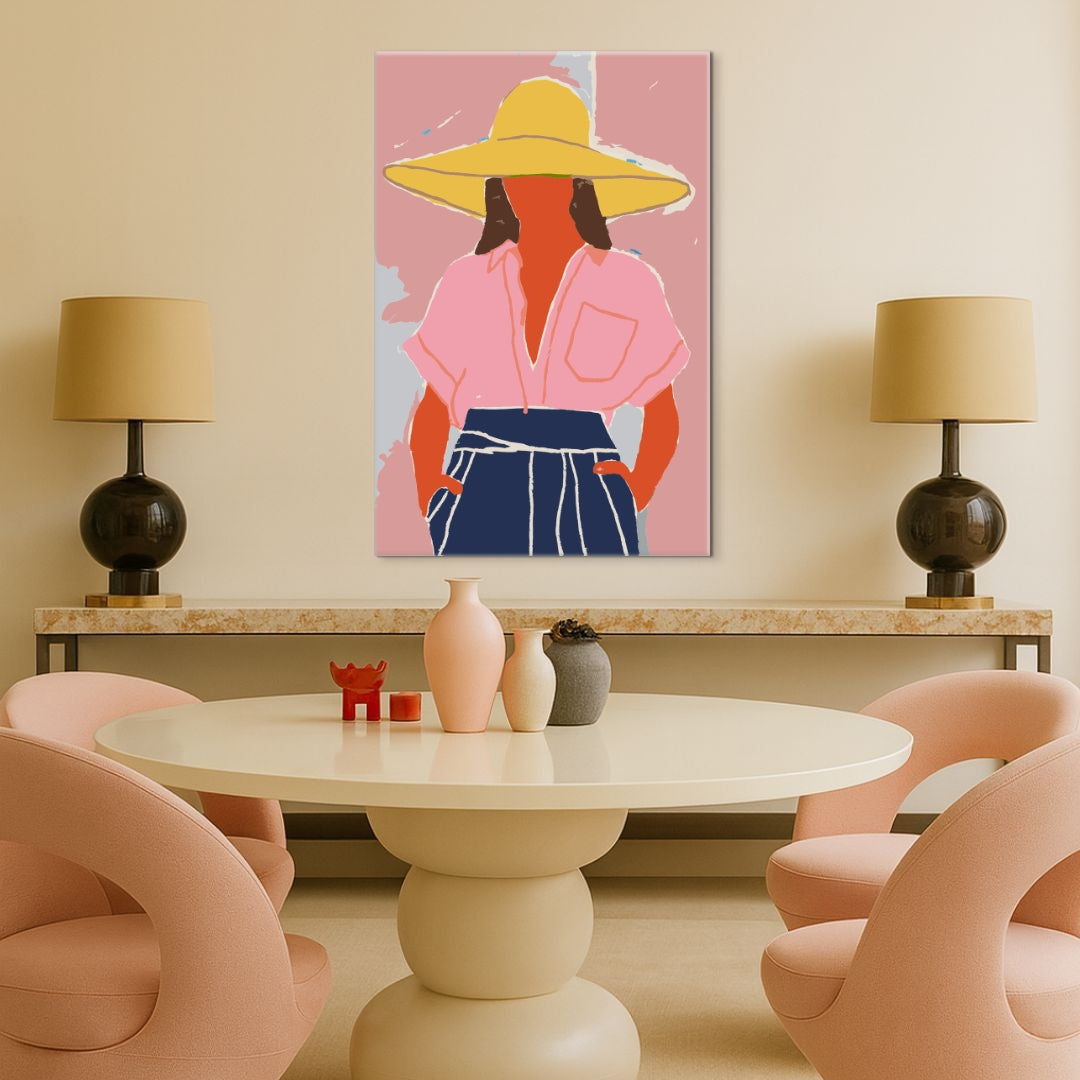 Safari Woman - Malen nach Zahlen