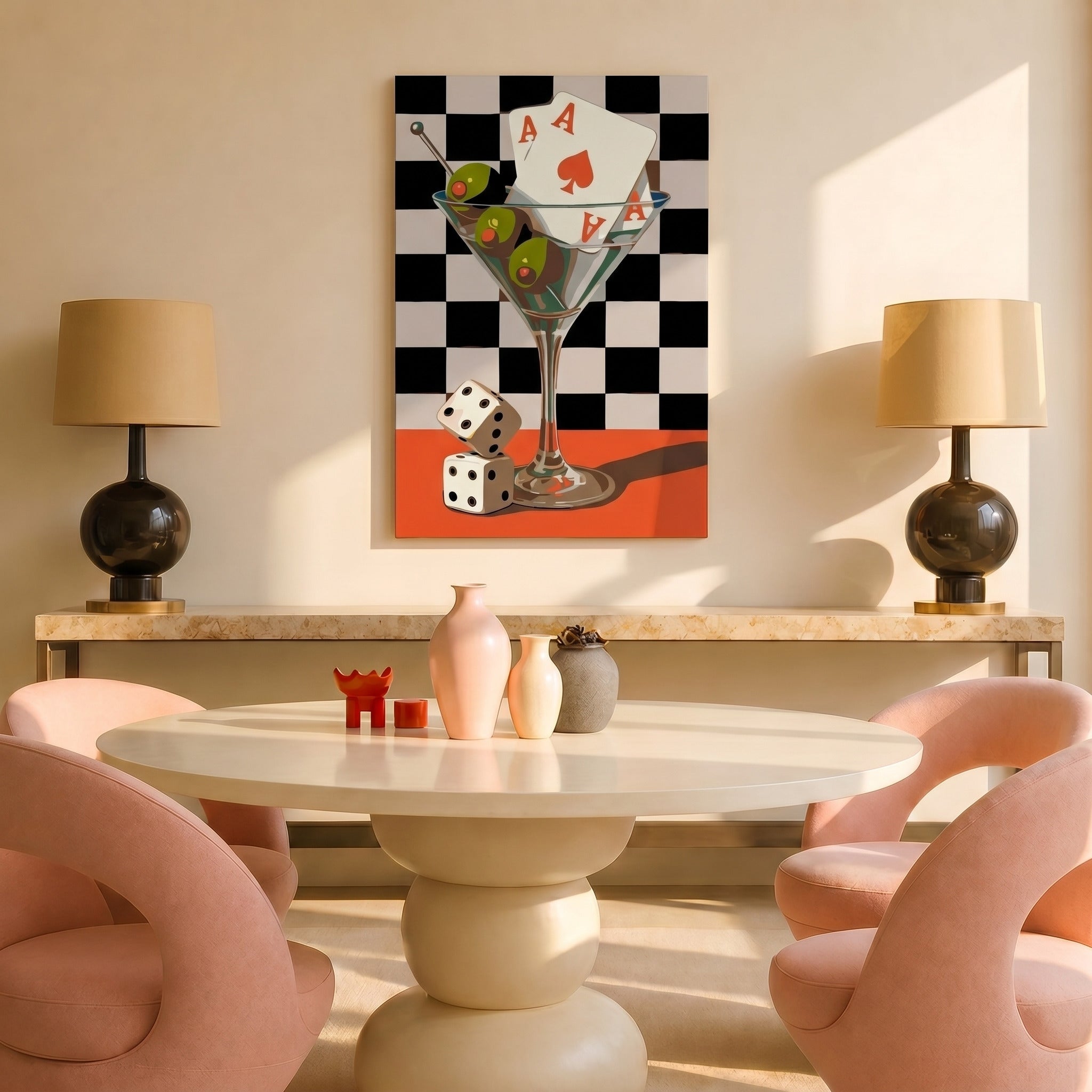 Martini Game - Malen nach Zahlen