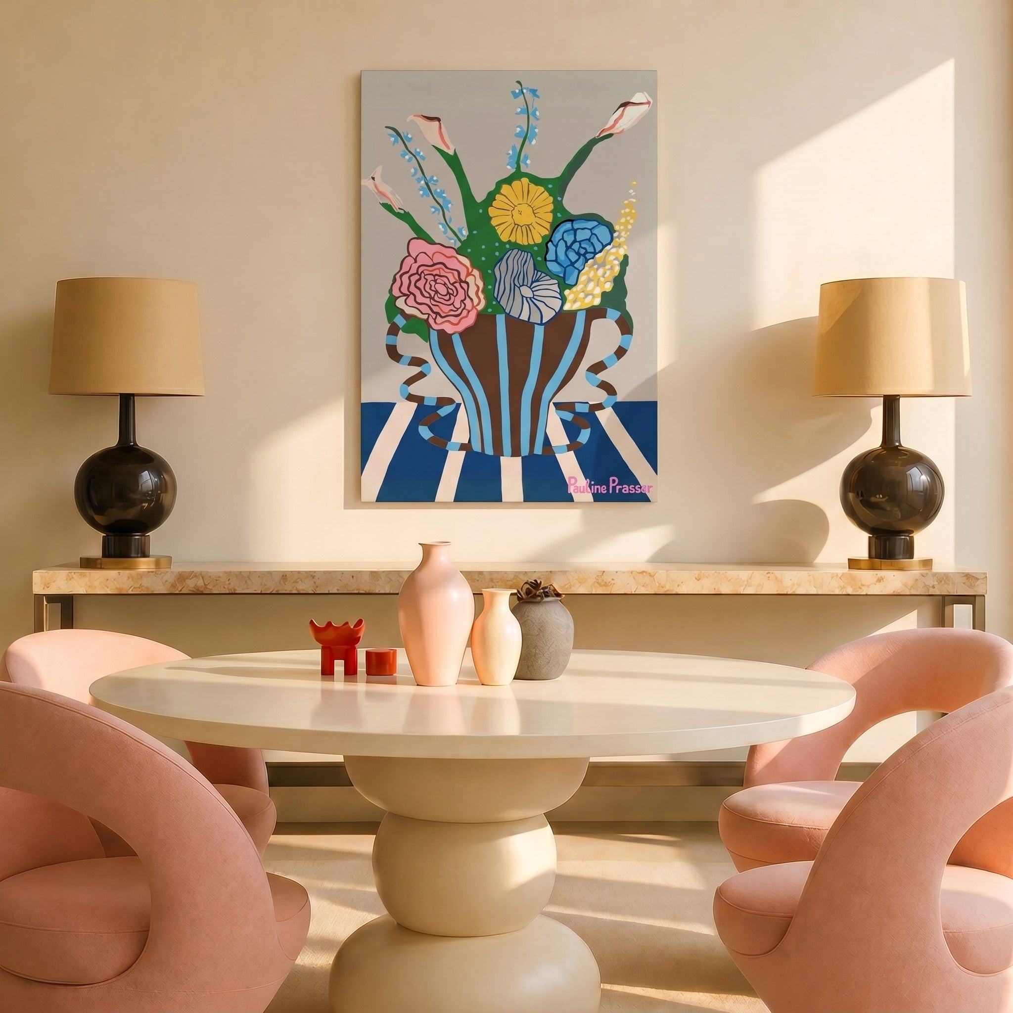 Still Life With Flowers - Malen nach Zahlen