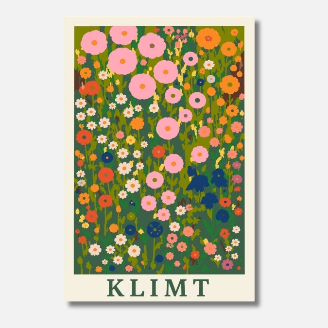 Malen nach Zahlen Erwachsene Klimt Jugendstil Blumen Kunst Motiv | Hochwertiges DIY Malset habitus studio